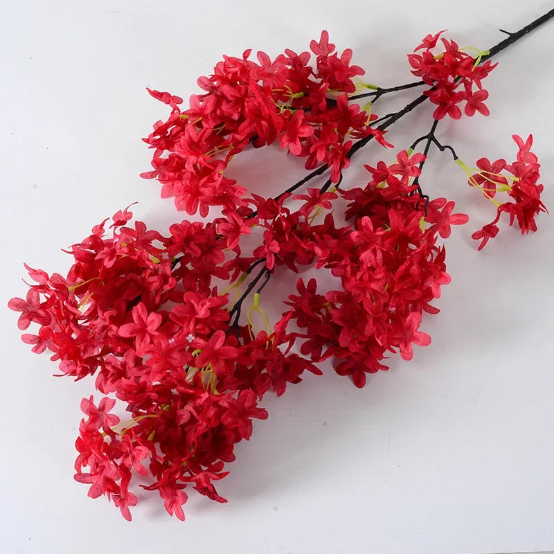 

Новейшая искусственная ветка сакуры 96 см, фиолетовая орхидея, роза, для декора дома, офиса, отеля, свадьбы, вечеринки 2026 года