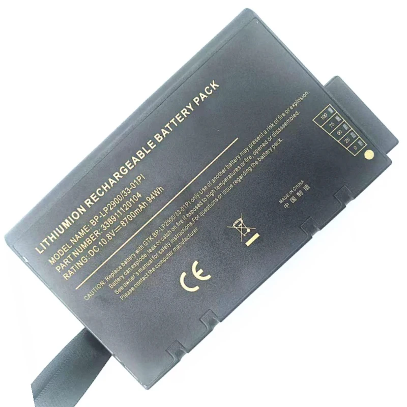 BP-LP2900 BP-LC2600 BP-LC2400 BP-LP3070 RS20 BP3S3P2200-L BP3S3P3450P-01 Laptop Battery For Getac X500 V100 V1010 V200 S400 M230