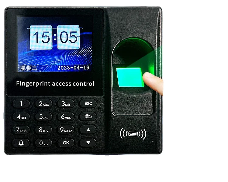 Hot Selling biometric fingerprint time attendance recording Employee punching machine clocking in attendance time recorder