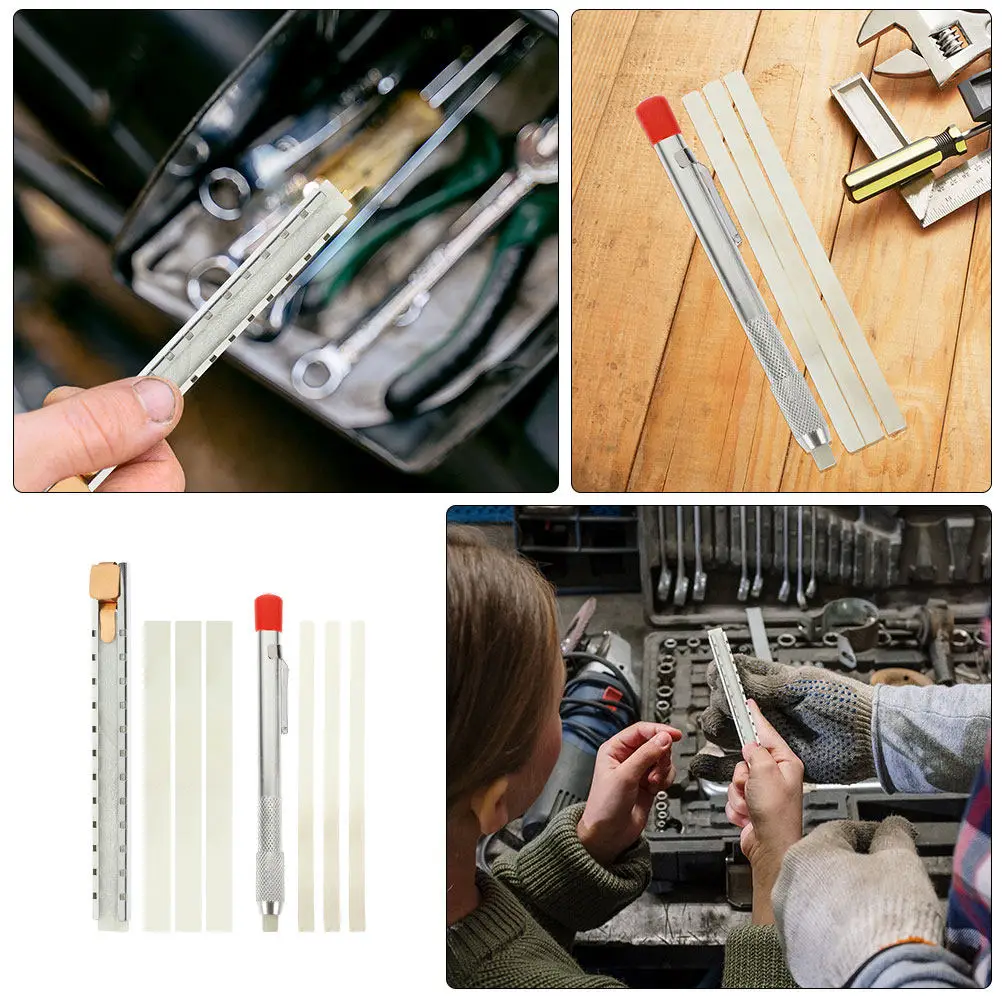 

1Set Soapstone Marker Flat Soapstone Pencil Natural Marking Tool for Welding Metal Steel Tile Construction Fabrication