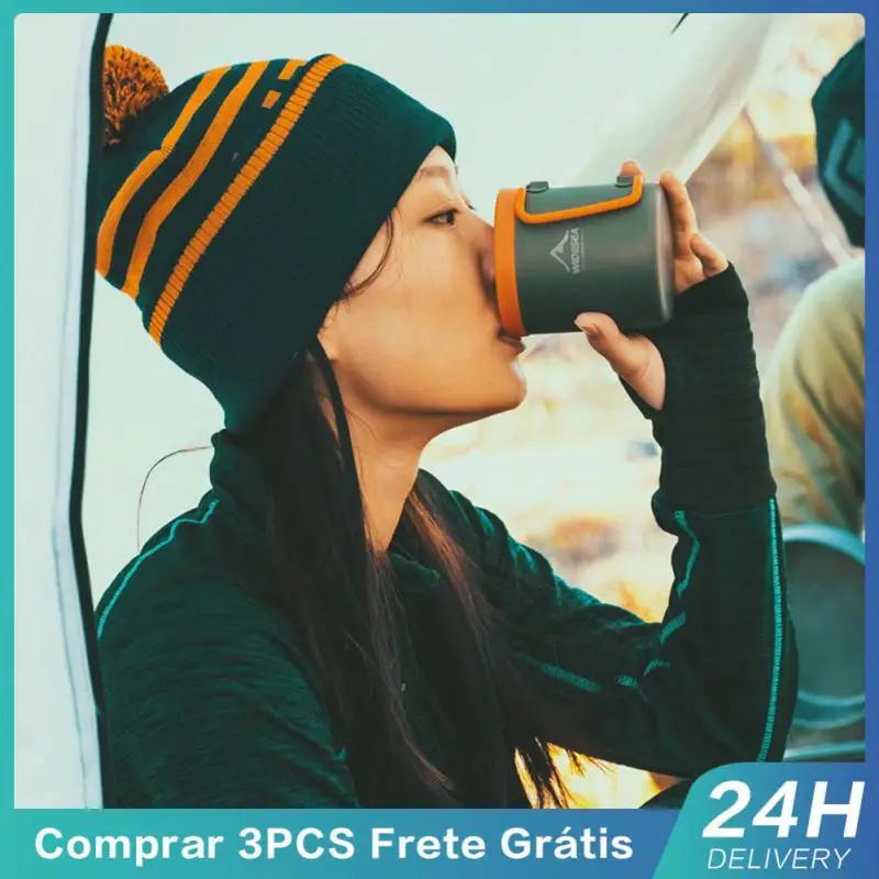 

Camping Water Cup Material Safety Anti-wear New Anti-scalding Foldable Water Cup Hiking Outdoor Aluminum Cup Foldable