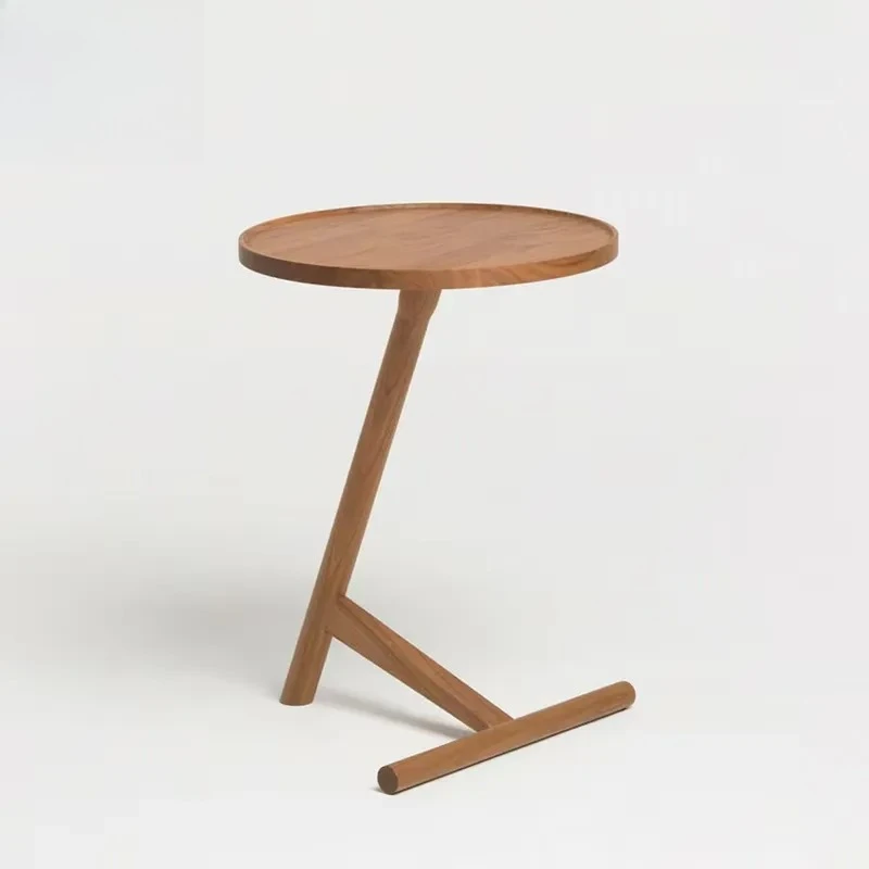 Oak Corner Table Designer Home Side Table Stylish Simple All Solid Wood Walnut Small Coffee Table