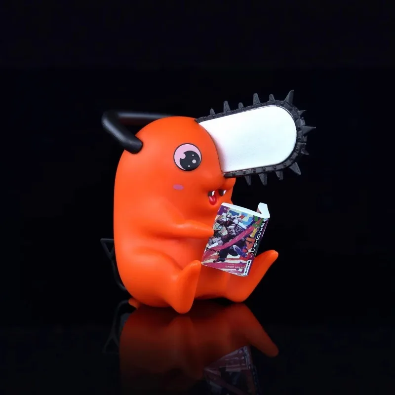 بالمنشار رجل Pochita عمل الشكل تمثال تمثال نموذج جمع سطح المكتب الحلي نماذج أنيمي عيد الميلاد حفلة عيد ميلاد هدية #2