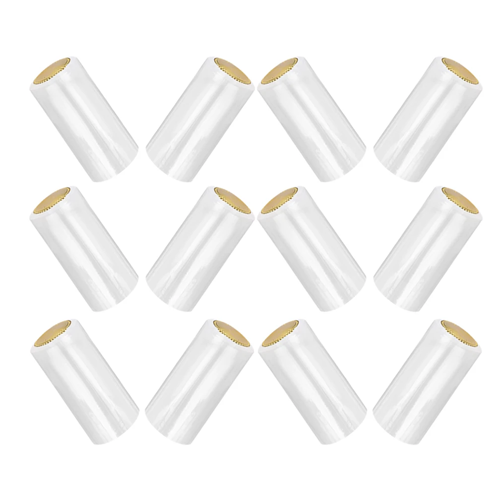 

200pcs Caps Plastic Shrink for Red Flask Black Bottles Airtight Bulk Bottle Bottle Shrink Wrap Seals Seals Pack