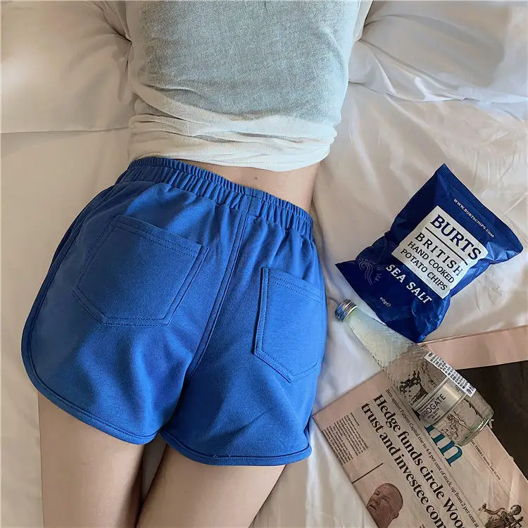 Women's Sporty Loose Fit High Waist Casual Wide Leg A-Line Hot Shorts Spring Summer New Style Versatile Comfortable Pants