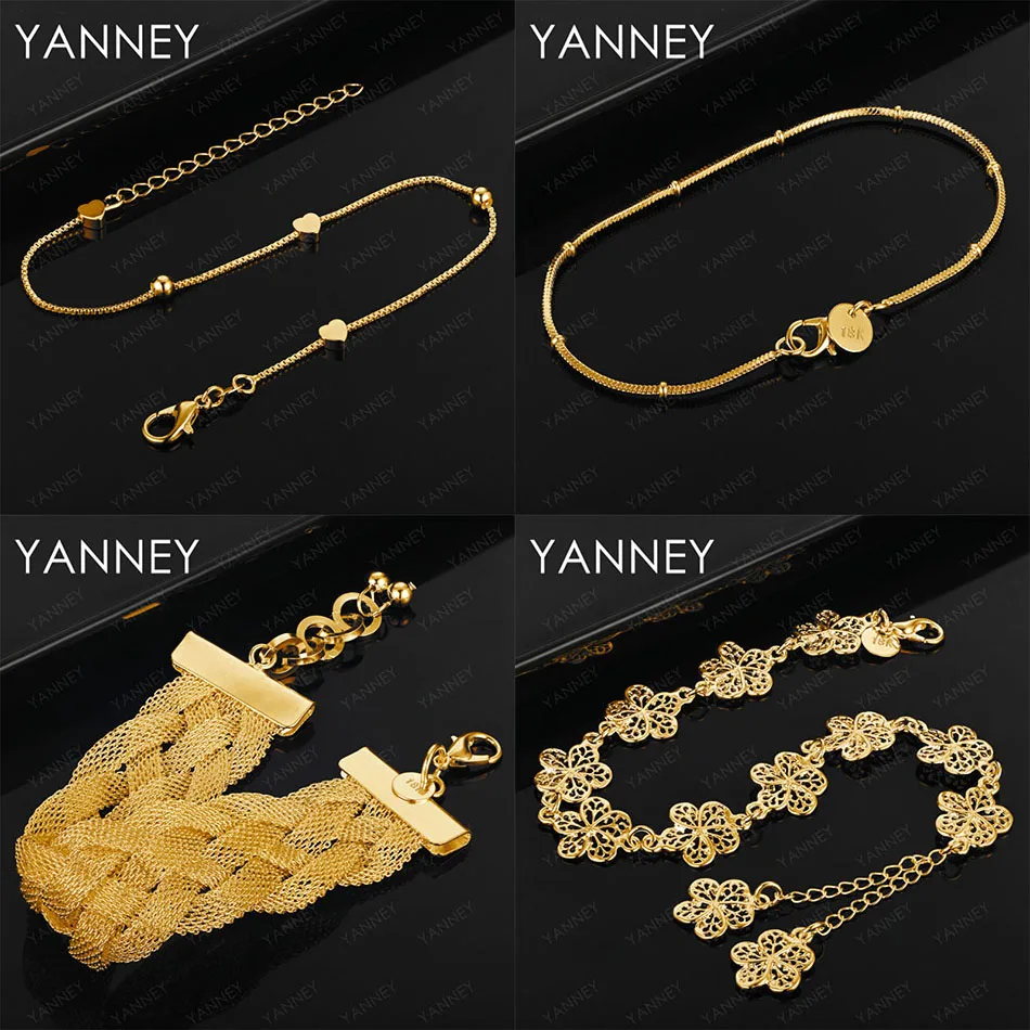 

Luxury 925 sterling silver 18K gold exquisite woven flower bracelet women's jewelry accessories wedding gift party