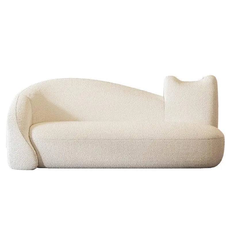 

Modern simple Nordic size double special-shaped cream wind light luxury curved cloud suite living room Internet celebrity cloth