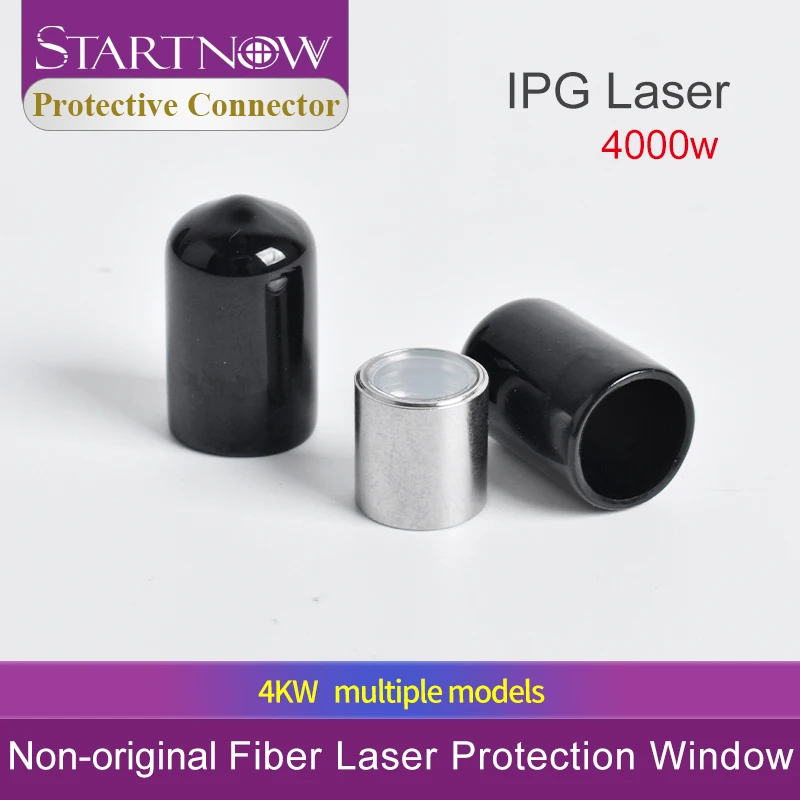 Startnow Original IPG Reci Fiber Laser Source QBH Output Connector Gap 4KW Optic Crystal Protective Lens For 1064nm Cutting Head