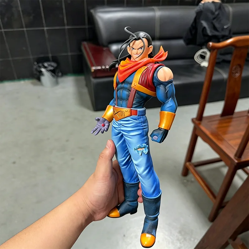 

New Brand-New 35cm Hy Studio Dragon Ball Android 17 Anime Figures Super Figure Pvc Statue Ornament Collection Model Gifts Toys