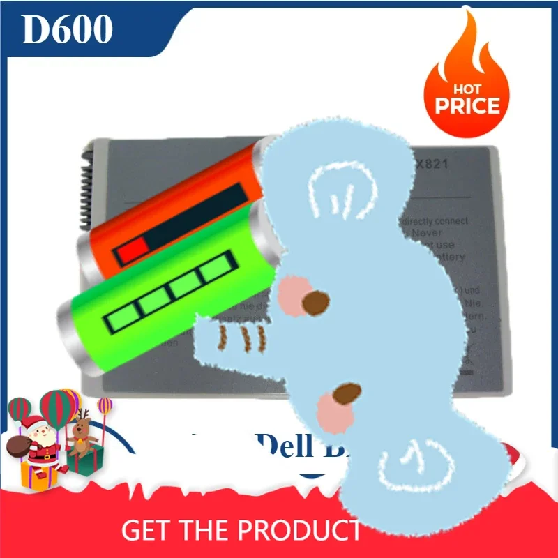 

High-quality Laptop D600 Battery for Dell BAT1194 C1295 C2603 G2053A01 J2178 M9014 U1544 W1605 Y1338 YD165