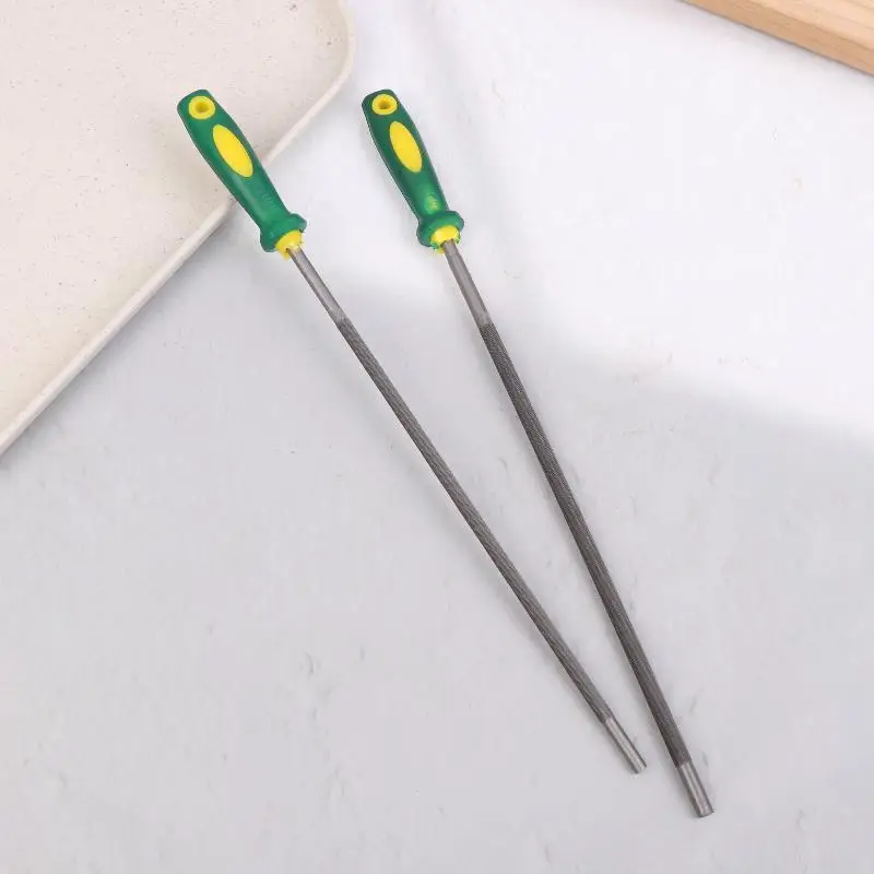 High Quality 4.0mm 4.8mm 5.5mm Round High Carbon Steel Saw Chain Files Kit Chain Saw Sharpening File For Chainsaw Accessories