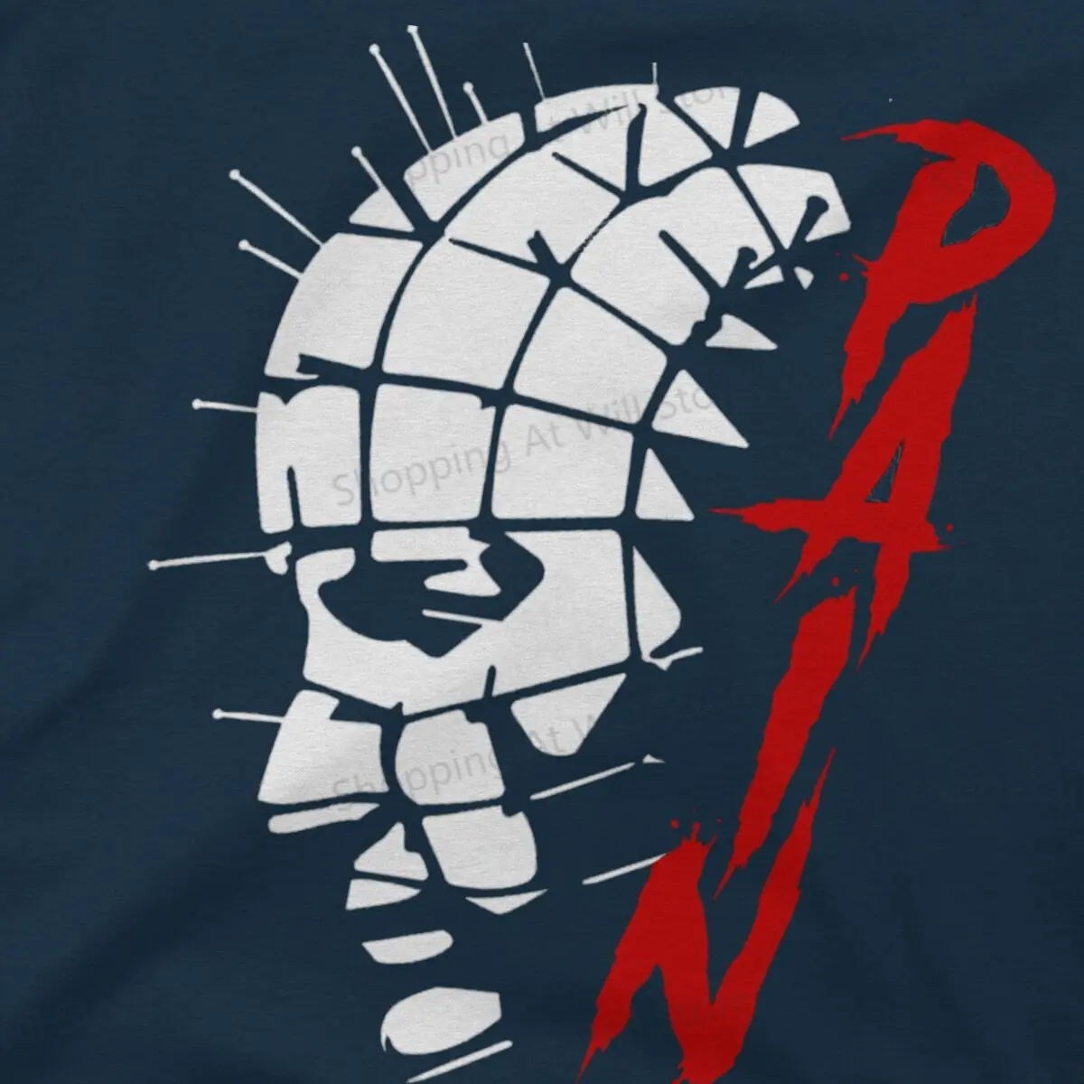 Tops 100% Cotton Leisure Sports Pinhead Cenobite Pain Men's and women's T-shirts Hellraiser Horror Movie Short sleeved fun print view 5