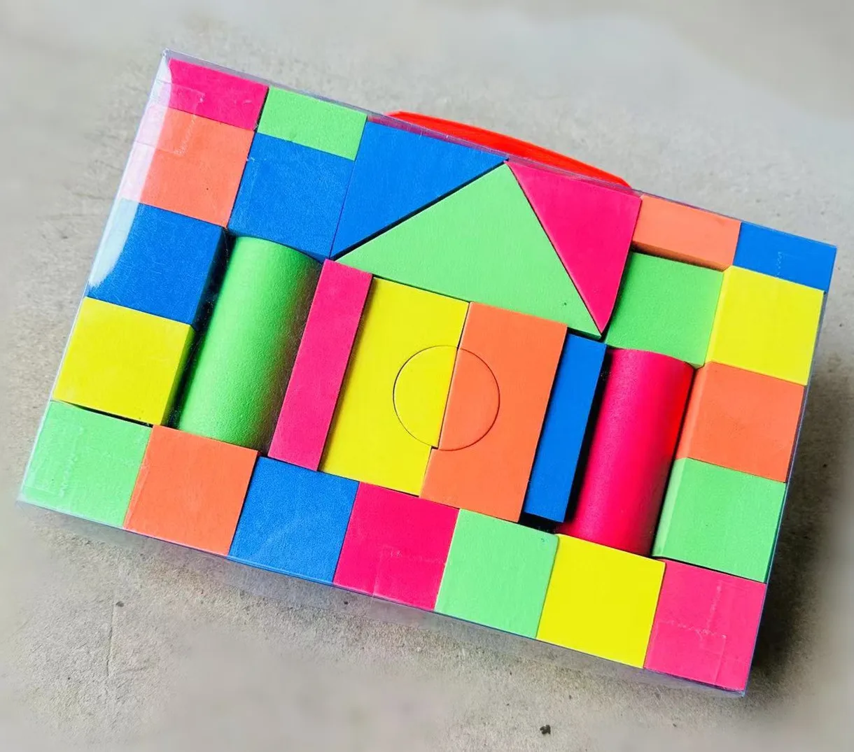 

46 шт., мягкие безопасные строительные блоки из ЭВА, большие пенопластовые блоки, красочные строительные игрушки, детские обучающие развивающие игрушки, детские подарки