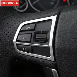 Steering Wheel Buttons Frame Decoration Cover Trim For BMW 5 7 Series F10 F18 F01 F02 Car Styling Interior Accessories