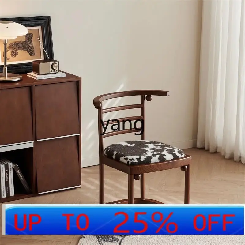 

LTT Home Premium Retro Nostalgic Solid Wood Medieval Creative Backrest Chair