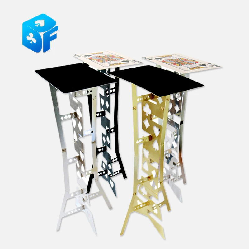 Aluminum Magic Folding Table (Alloy)- Magic Tricks Magician's Best Table Stage Close Up Illusions Magia Accessories