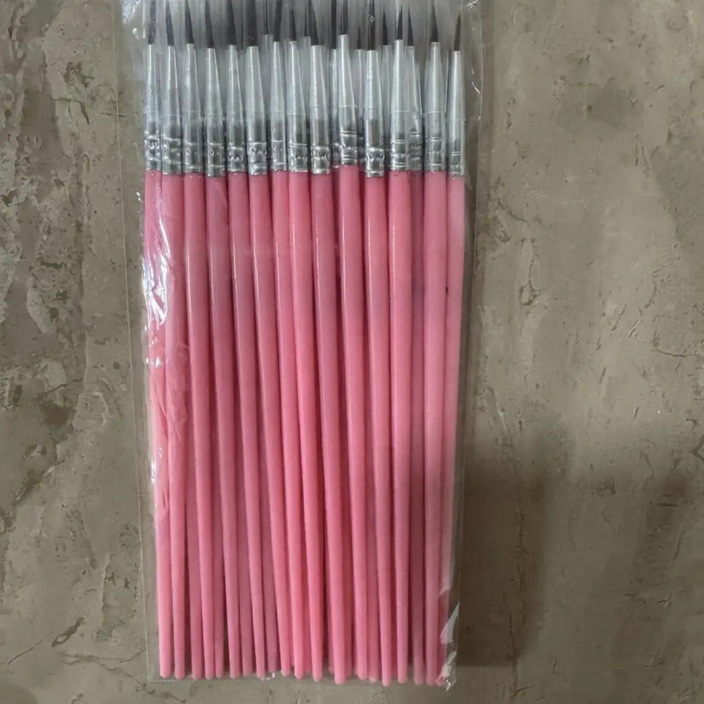 Nylon Hair Detail Paint Brushes Professional Fine Tip Set For Art Projects Miniature Painting Scale Hobby Crafting