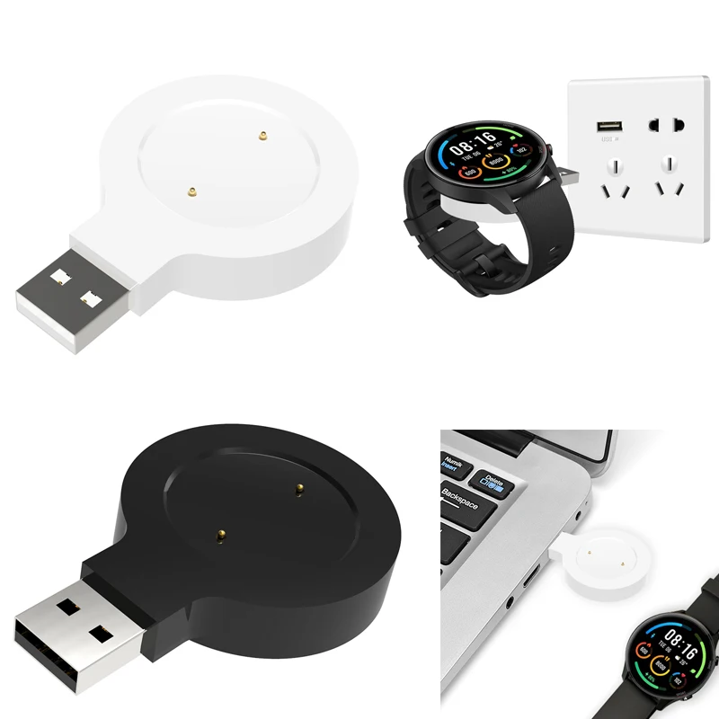

Док-станция для умных часов, адаптер для зарядного устройства, USB-кабель для зарядки, шнур для Xiaomi Mi Watch Color Sport/S1 Active/Color 2, аксессуары