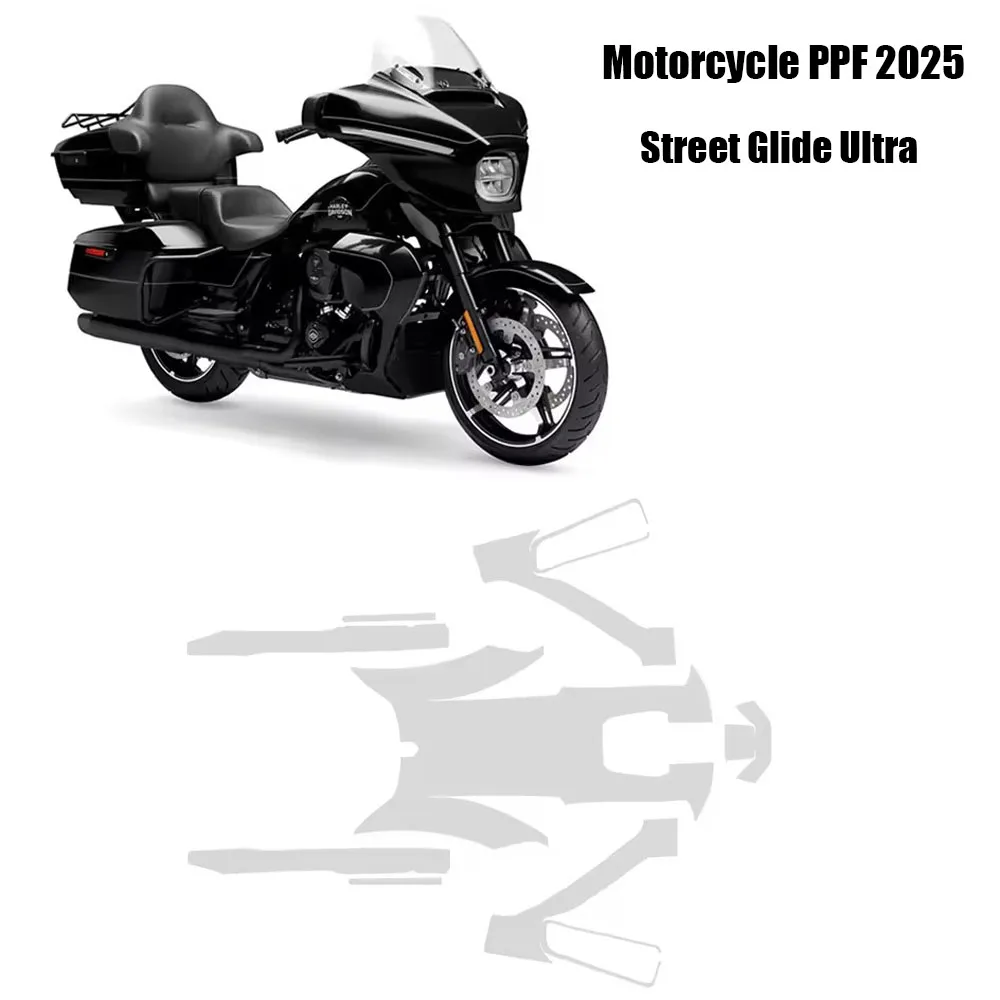 2025 For Harley Street Glide Ultra TPU PPF Paint Protection Film StreetGlideUltra Self-Healing Scratch Resistant Anti-Yellowing