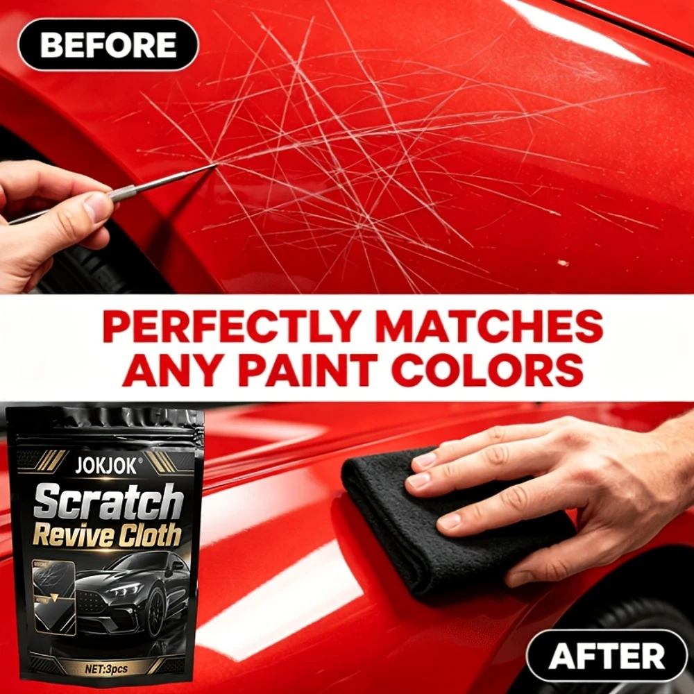 Magic Nano Repair Cloth - Fast And Safe Removal of All Vehicle Scratches, Suitable for Cars, Trucks, Motorcycles, And Rvs | Scra