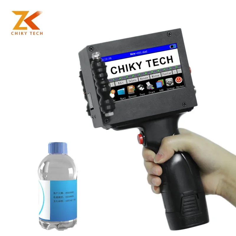 

Mini Ink Cartridge Portable Handheld Inkjet Printer Expiry Date Batch Code Machine For Bottle Cloth Glasses