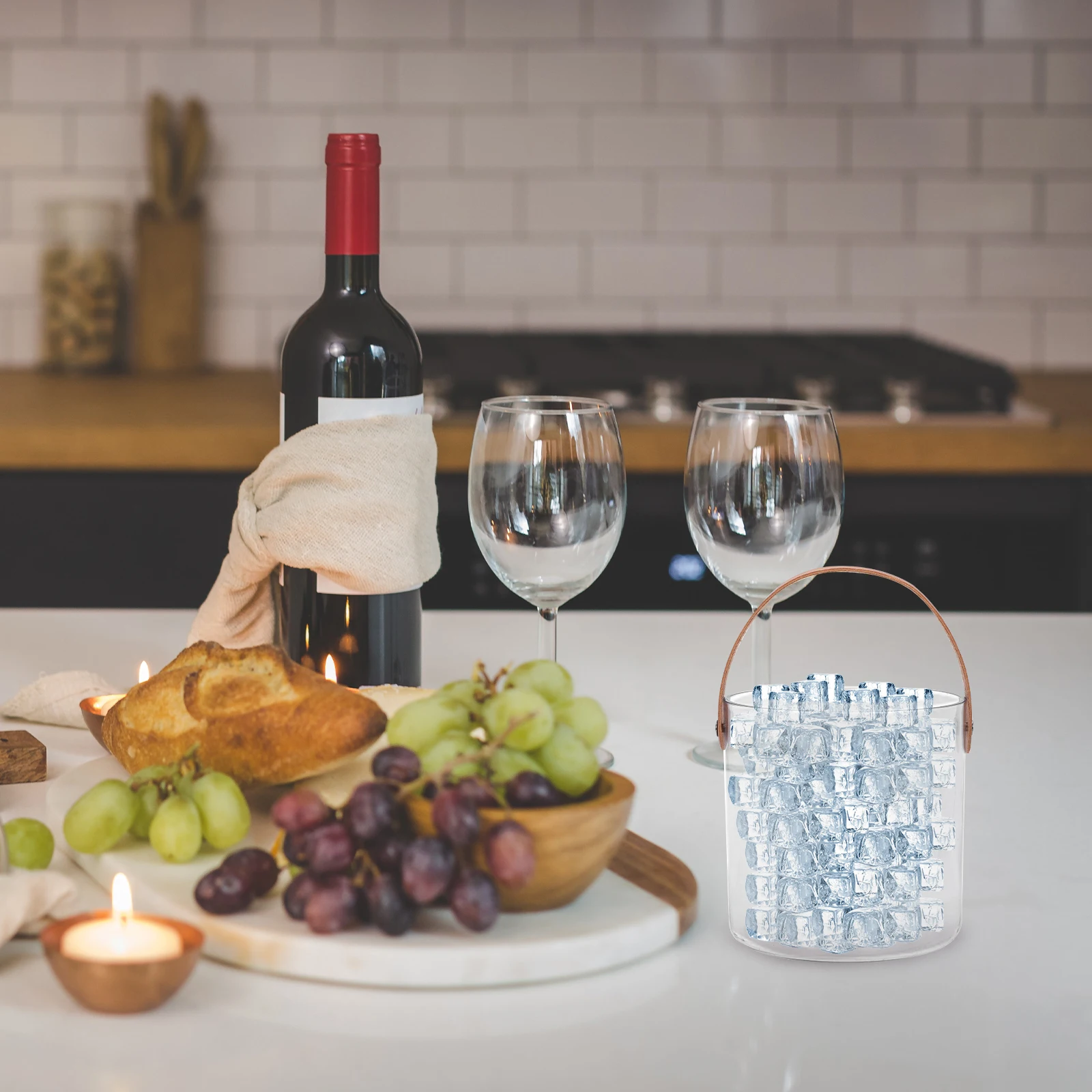 

1pc Portable Storage Baskets Handheld Snack Organizer Ice Fruit Holder Home Bar Essentials Smooth Design Strong