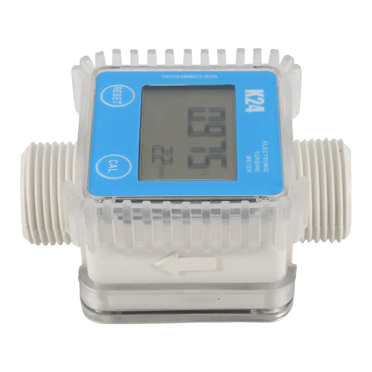 N96RBG Digital K24 Turbine Oil Meter Gauge LCD Meter Water Sea Liquid Meters Measuring Tools