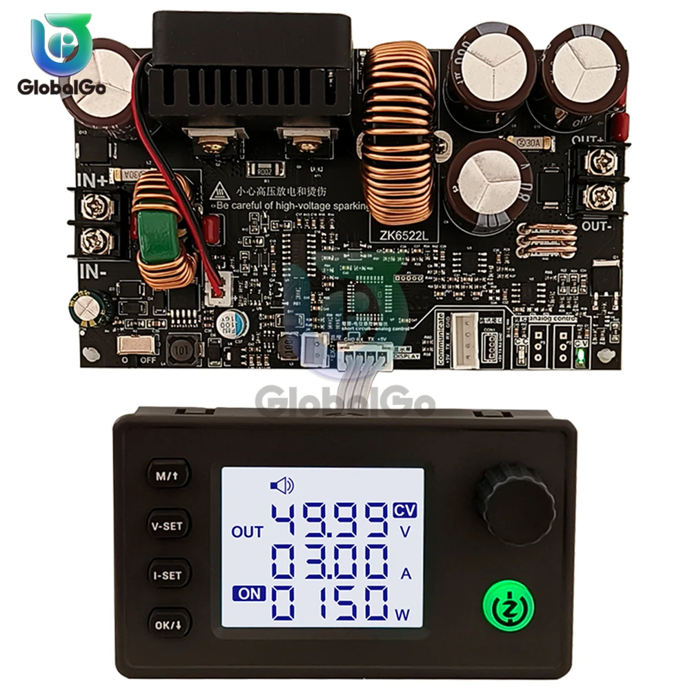 ZK-6522 22A/1400W CNC Adjustable DC Stabilized Voltage Power Supply Constant Voltage And Constant Current Step-down Module