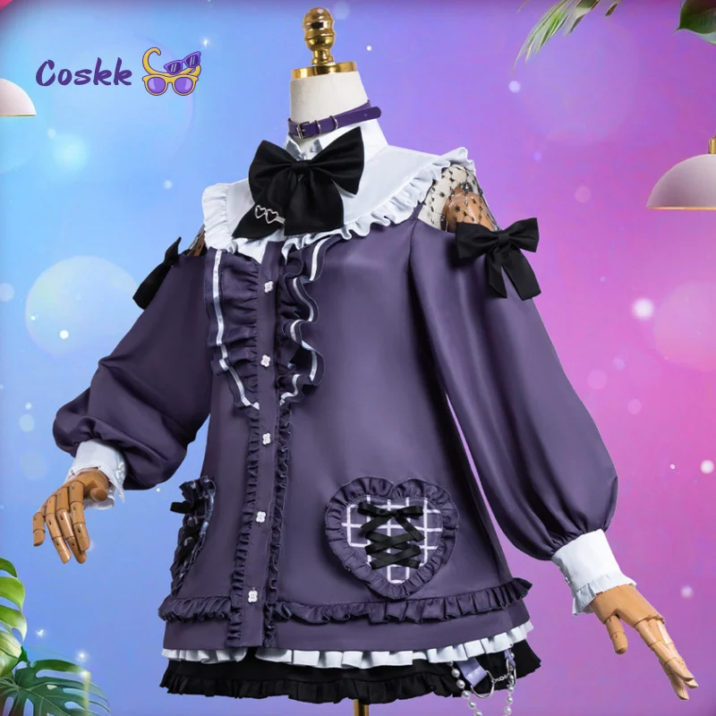 

Новый костюм для косплея по игре Project Sekai: Шинономе Эна, женское милое готическое платье в стиле Лолита, униформа для Хэллоуина, карнавала, вечеринки