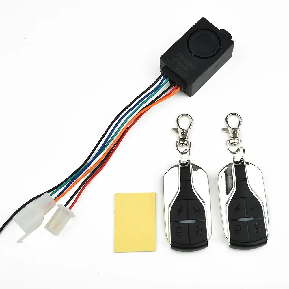 1 Set 36-72V Anti-Theft Lock Alarm Smart Induction Wireless Remote Control With Lock Electric Bicycle Accessories Universal