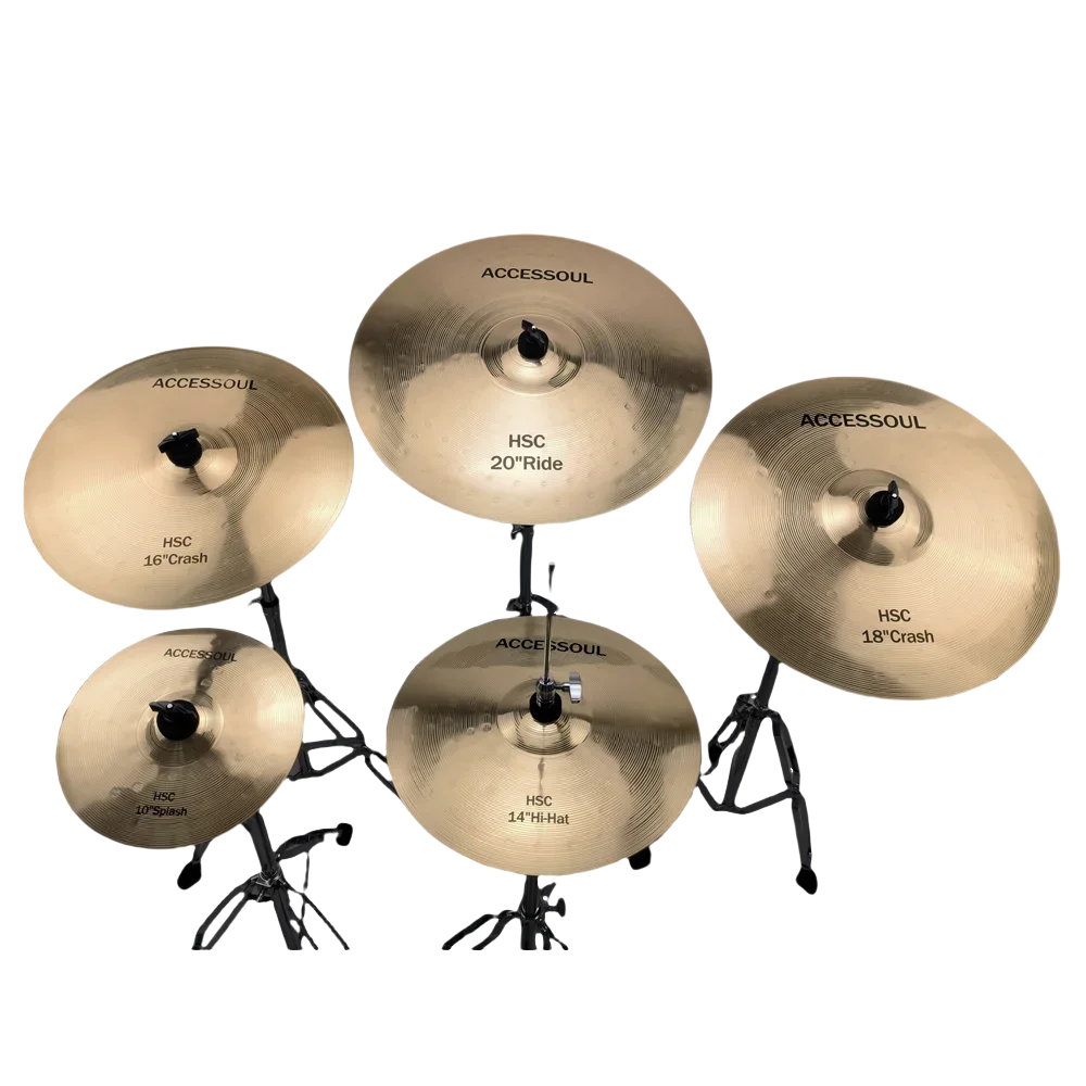 Brass Cymbals Set 10