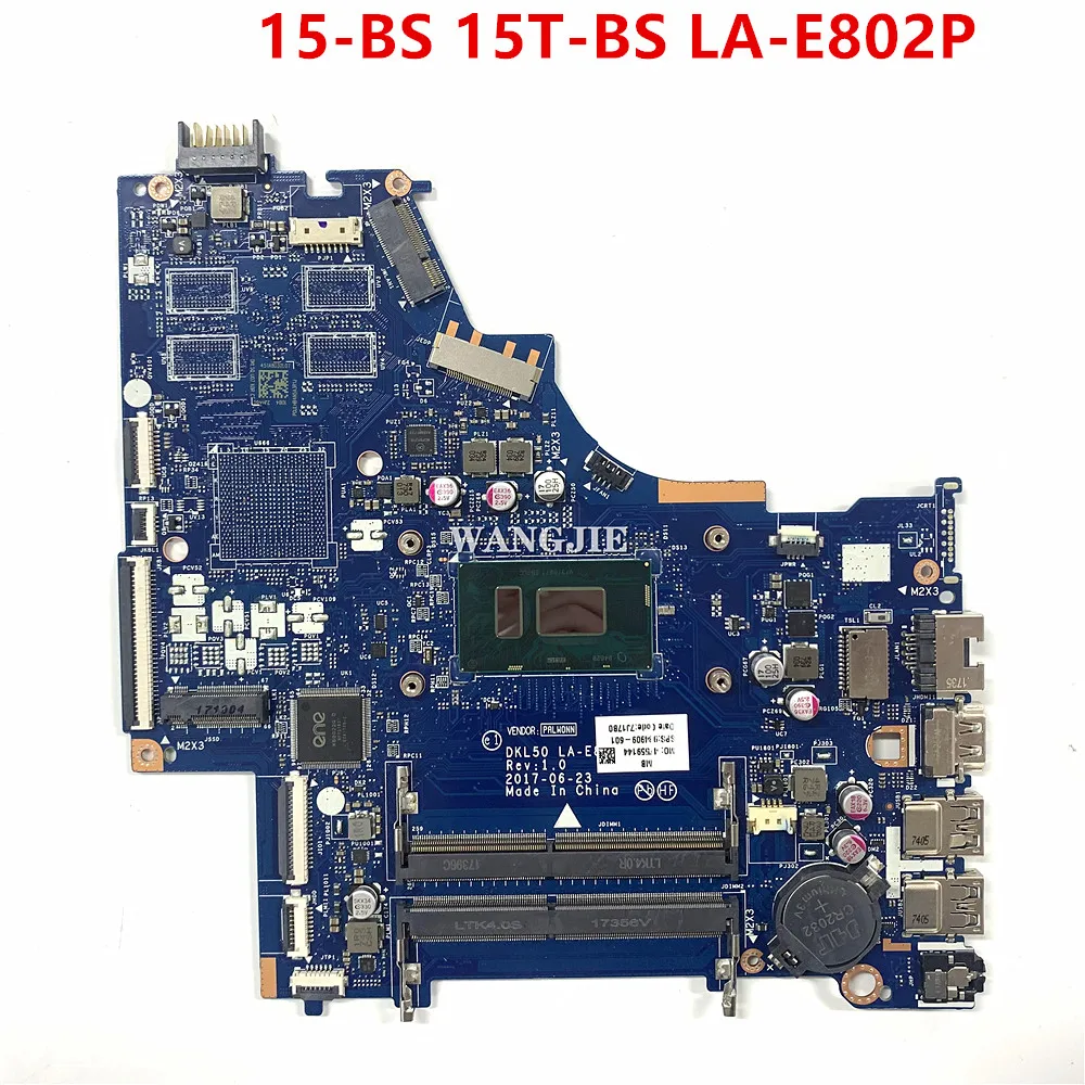 934909-001 934909-501 934909-601 DKL50 LA-E802P For HP 15-BS 15T-BS Laptop Motherboard I5-8250U i7-8550U CPU