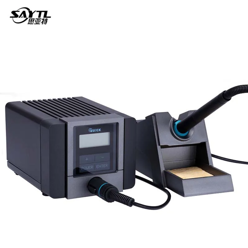 

Quick TS1100 Soldering Stations 90W Adjustable temperature LCD digital display BGA rework station PCB BGA SMD Repair tools