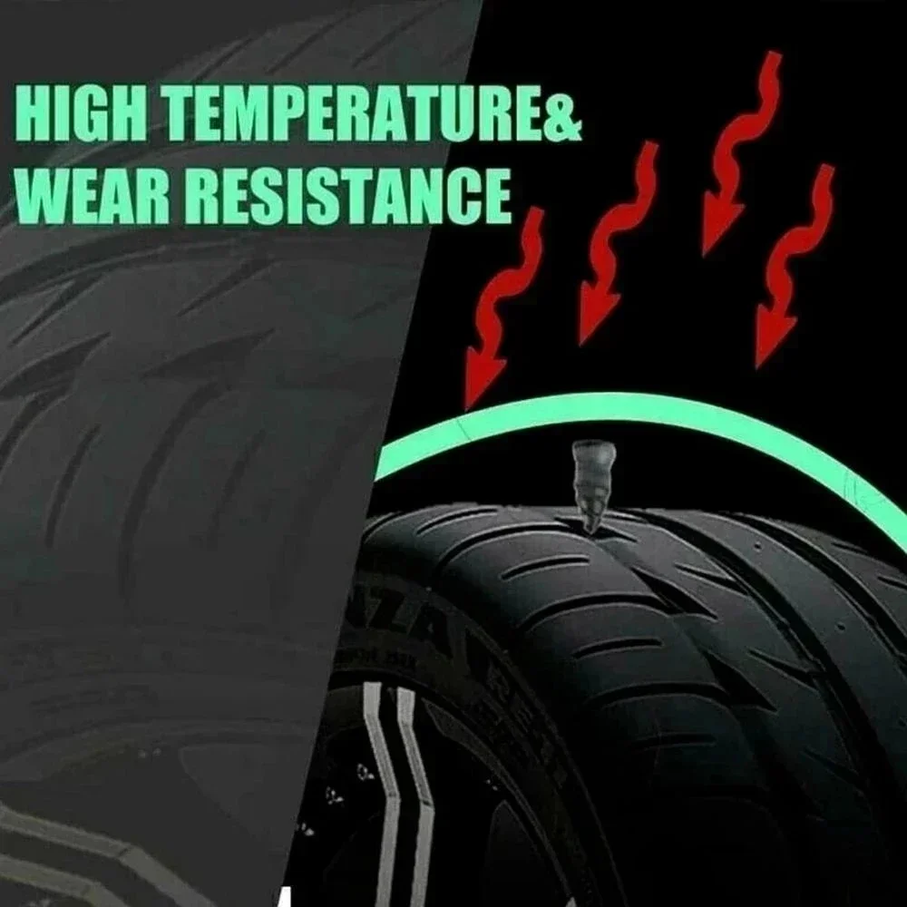 Car Motorcycle Vacuum Tyre Repair Nails Truck Scooter Bike Tire Puncture Repair Tubeless Tools Rubber Metal Accessories view 3