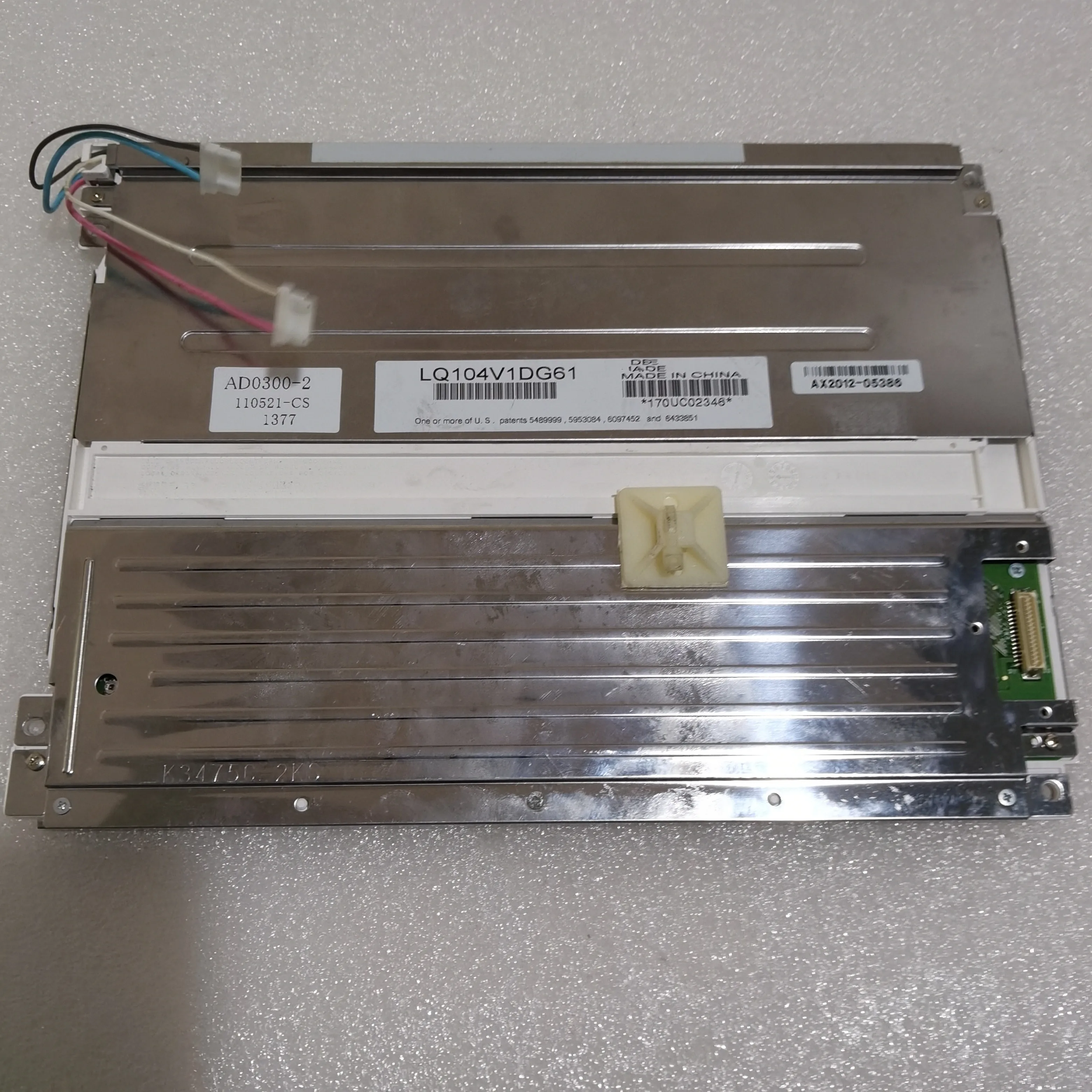 100% tela lcd original do teste lq104v1dg61 10.4 polegadas