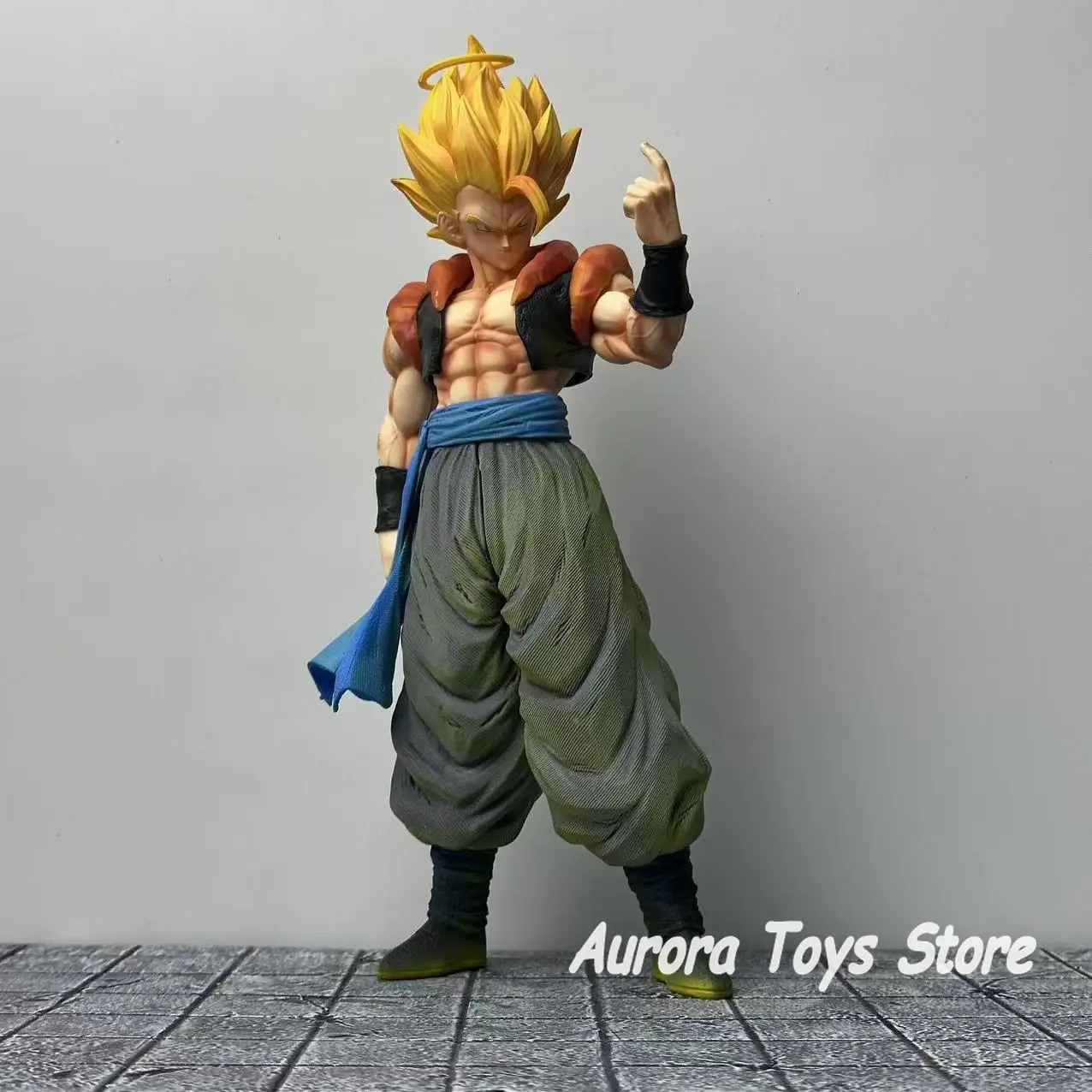 32cm 애니메이션 드래곤 볼 Z 피규어 고게타 액션 피규어 클래식 스타일링 PVC 모델 동상 어린이 장난감 선물용