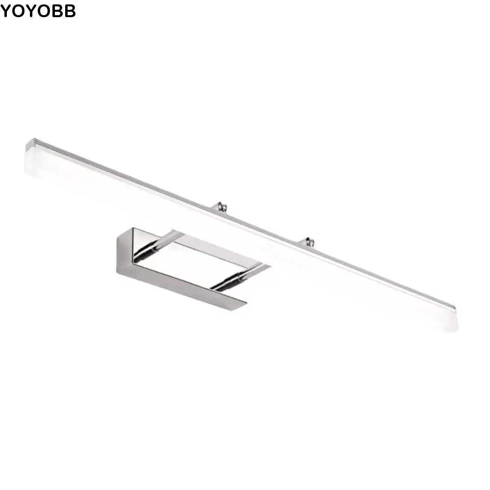 

Electroplate 9W 40CM LED Wall Light Retractable No-Drill Bathroom Mirror Lamp Anti-fog Waterproof Vanity Mirror Light Cabinet