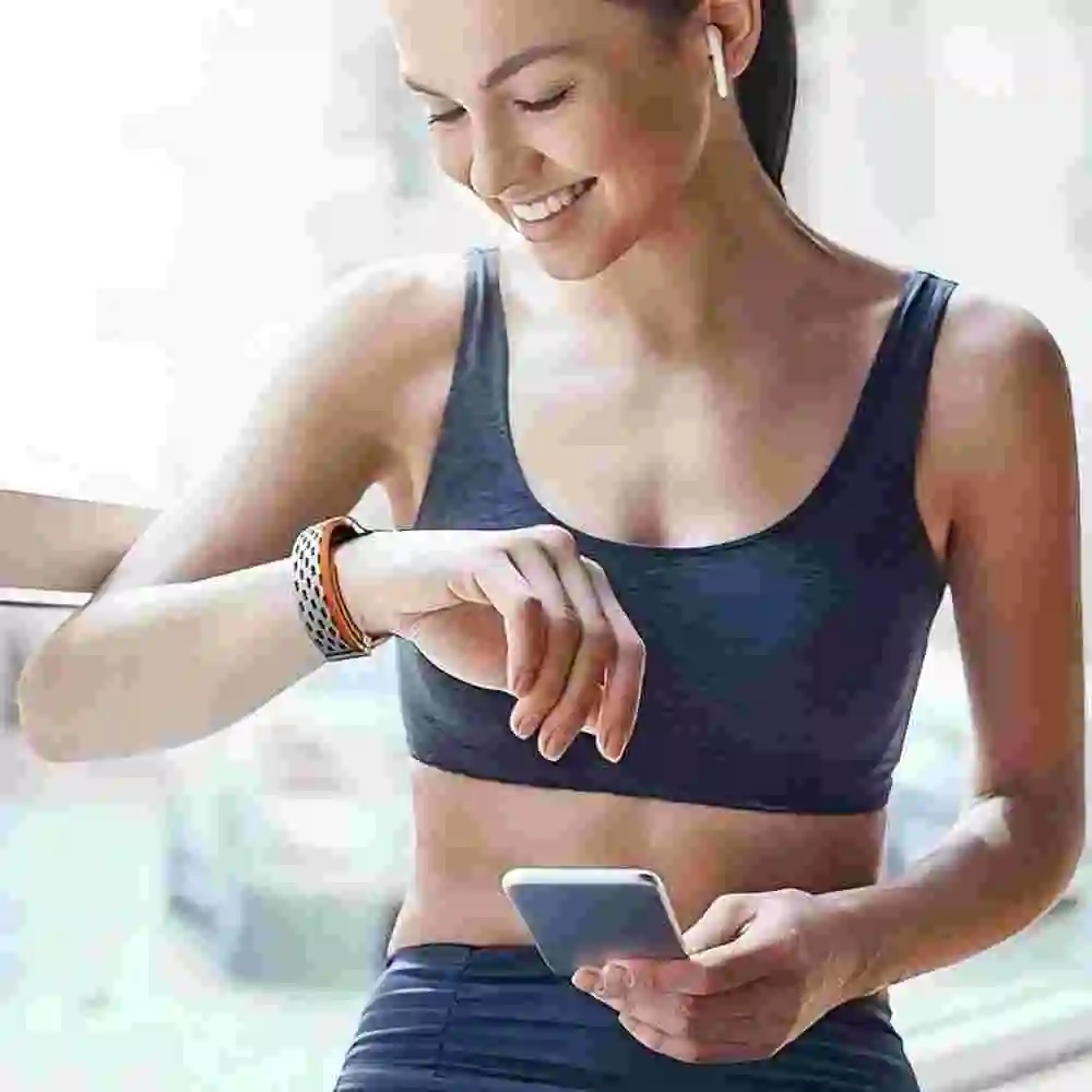 Magnetisches Silikonarmband für Samsung Galaxy Fit 3 / Galaxy Fit 3, atmungsaktives Mesh, magnetisch, faltbar, schwarzes Schnallenarmband – Detail 2