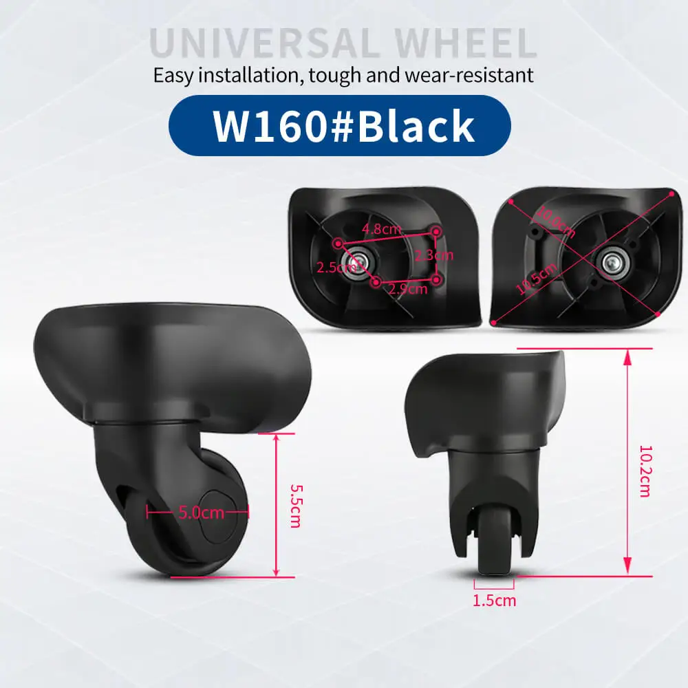 Hongsheng Koffer Universalrad Trolley-Rad Zubehör Passwort-Reisekoffer Geräuschlose Universalräder zur Reparatur und zum Austausch – Detail 14