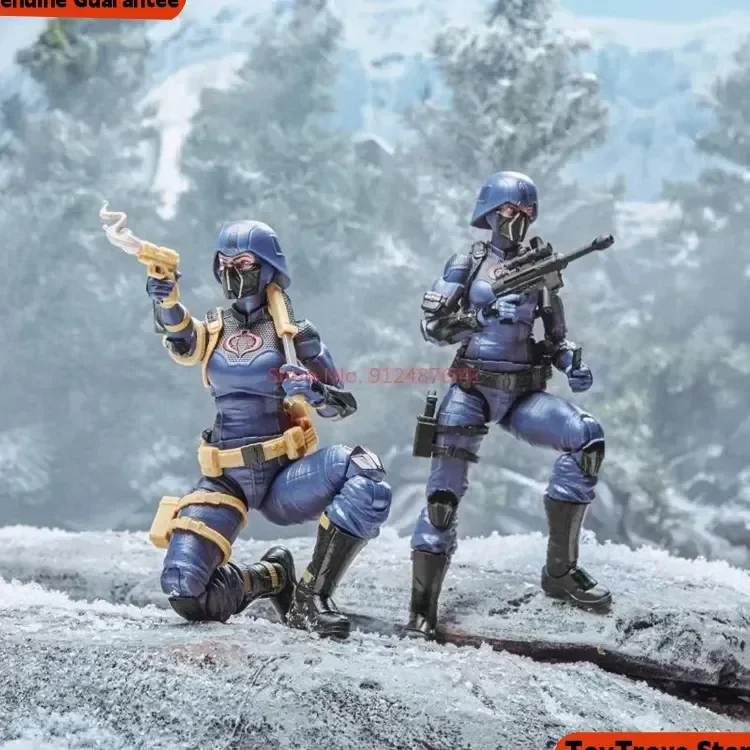 Na stanie G.I. Joe Siły Specjalne Cobra Żołnierka Zestaw Podwójny Figurka Akcji 6 Calowa Model Zabawka Kolekcja na Biurko Prezent