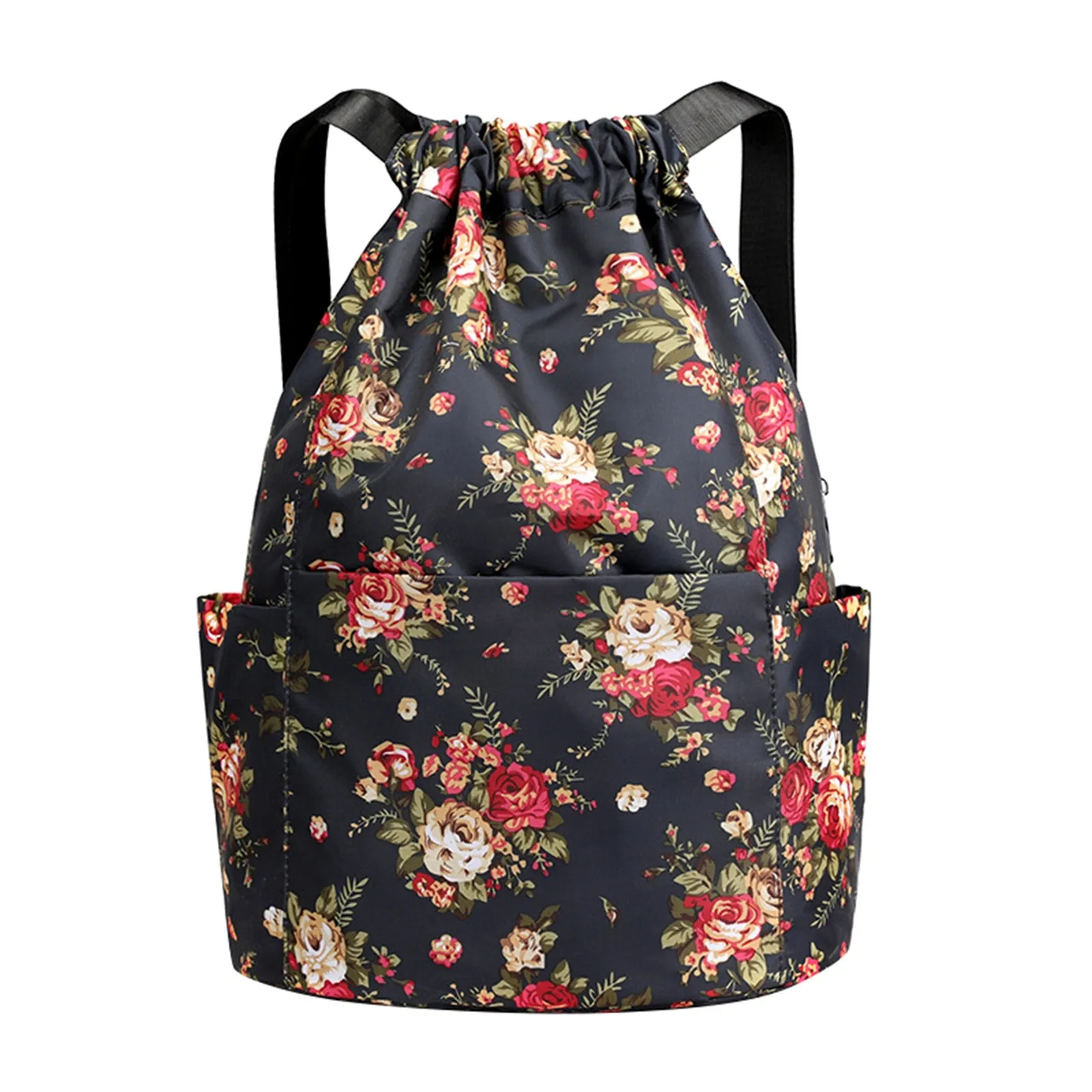 Drawstring Foldable Large Capacity Dry-Wet Separation Travel Sports Backpack Exotic Drawstring Gym Sack Backpack Bag