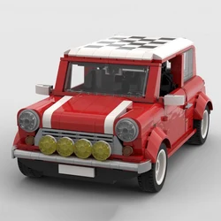 Technical Car Creative Expert MOC 10242 Mini Cooper Rally MOD Vehicles Sets Building Blocks Toys For children Christmas Gift