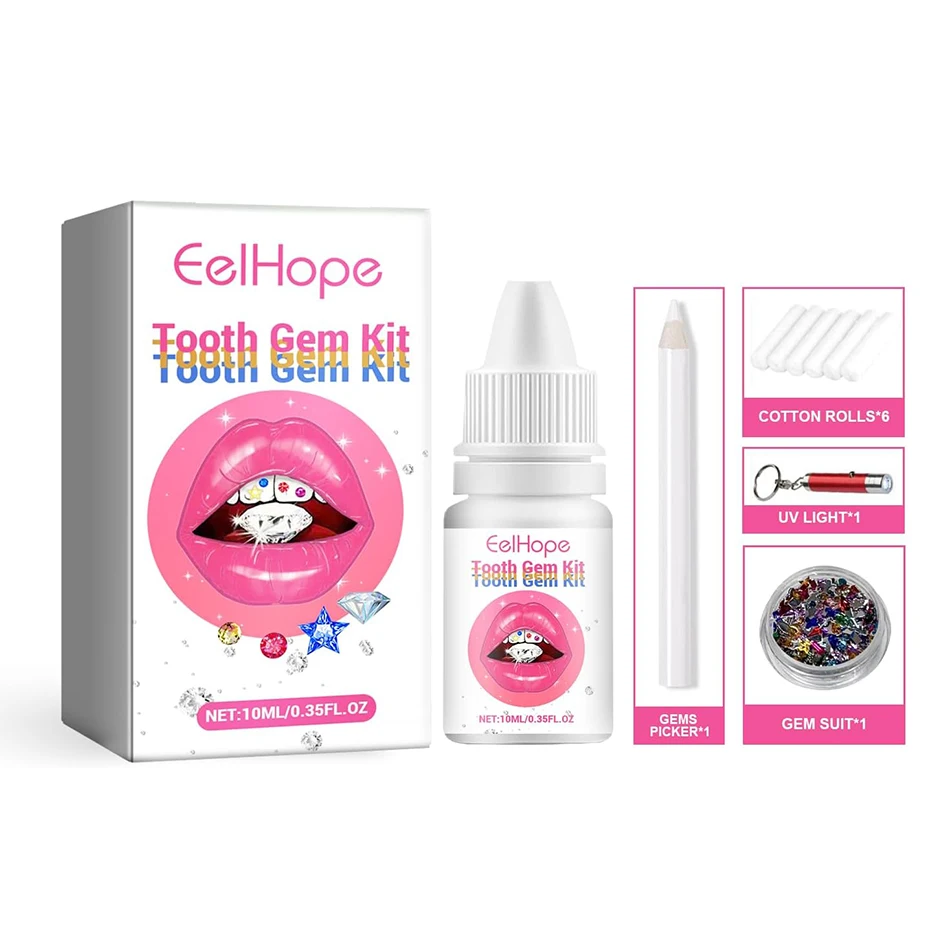 

Набор украшений для зубов из драгоценного камня, прозрачное украшение «сделай сам», блестящий клей с красивой улыбкой, прочный кристалл, свет, драгоценные камни для зубов, набор клеев