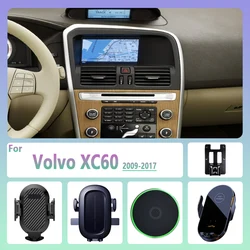 For Volvo XC60 2009 2010 2011 2012-2017 Car Phone Holder Wireless Charging Magnetic Phone Holder Car Magsafe Support Accessories