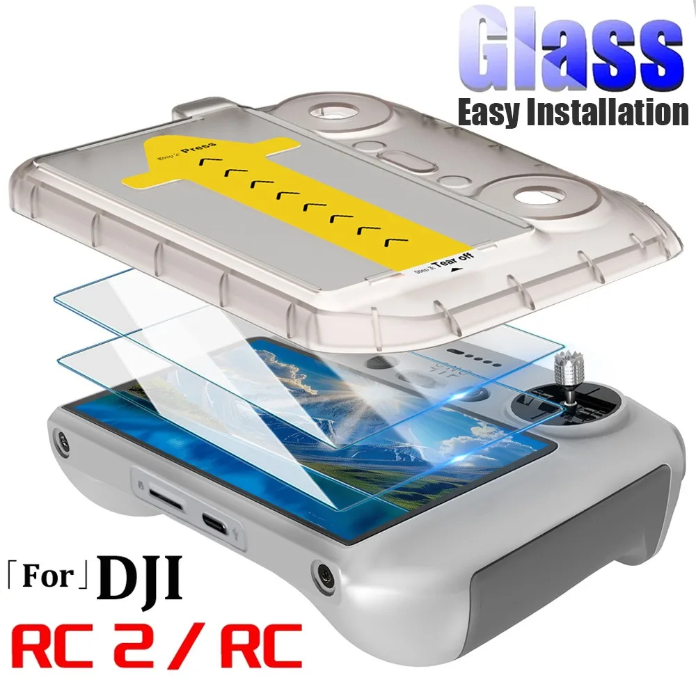 Voor DJI Mini 5 Pro RC 2/RC Afstandsbediening Eenvoudige installatie Gehard glas Screen Protector Film voor DJI Mini 4 Pro RC2 RC