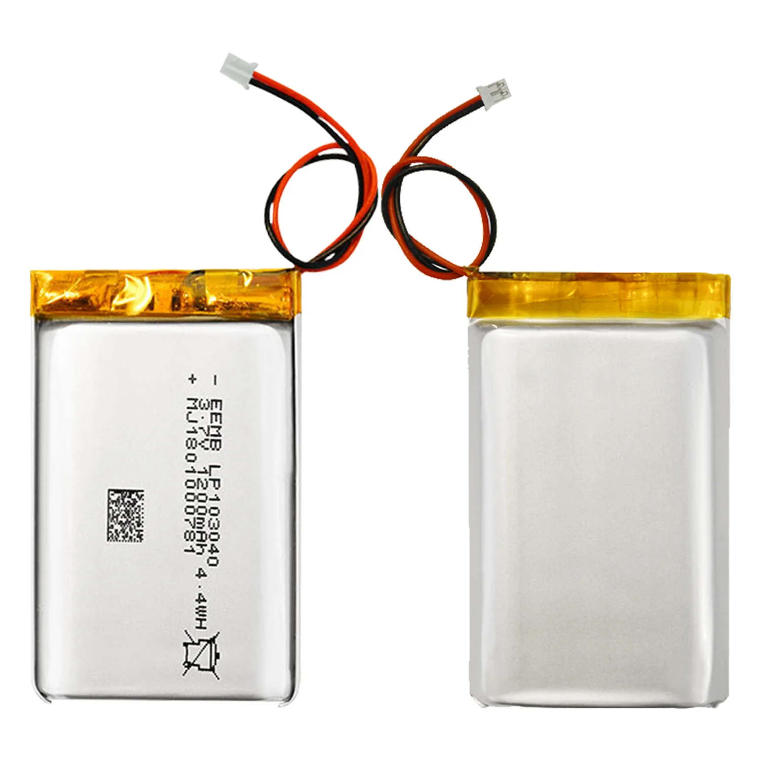 EEMB 102040/102248/102480/102750/102945/103040/103042/103050/3.7V Rechargeable Li-Po Battery for Flashlight Dash Cam Hearing Aid