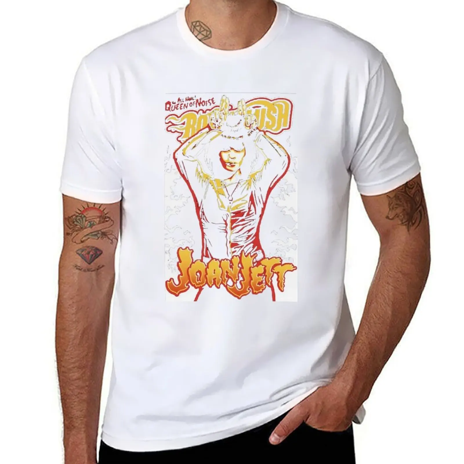 

Rock JJ T-Shirt cotton t shirt man anime tshirt T-Shirt