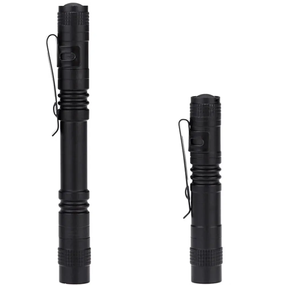 Pen Mini Portable LED Flashlight Torch Flash Light Battery Hunting Lamp Pocket Flashlights For Camping,Outdoor,Emergency Pack