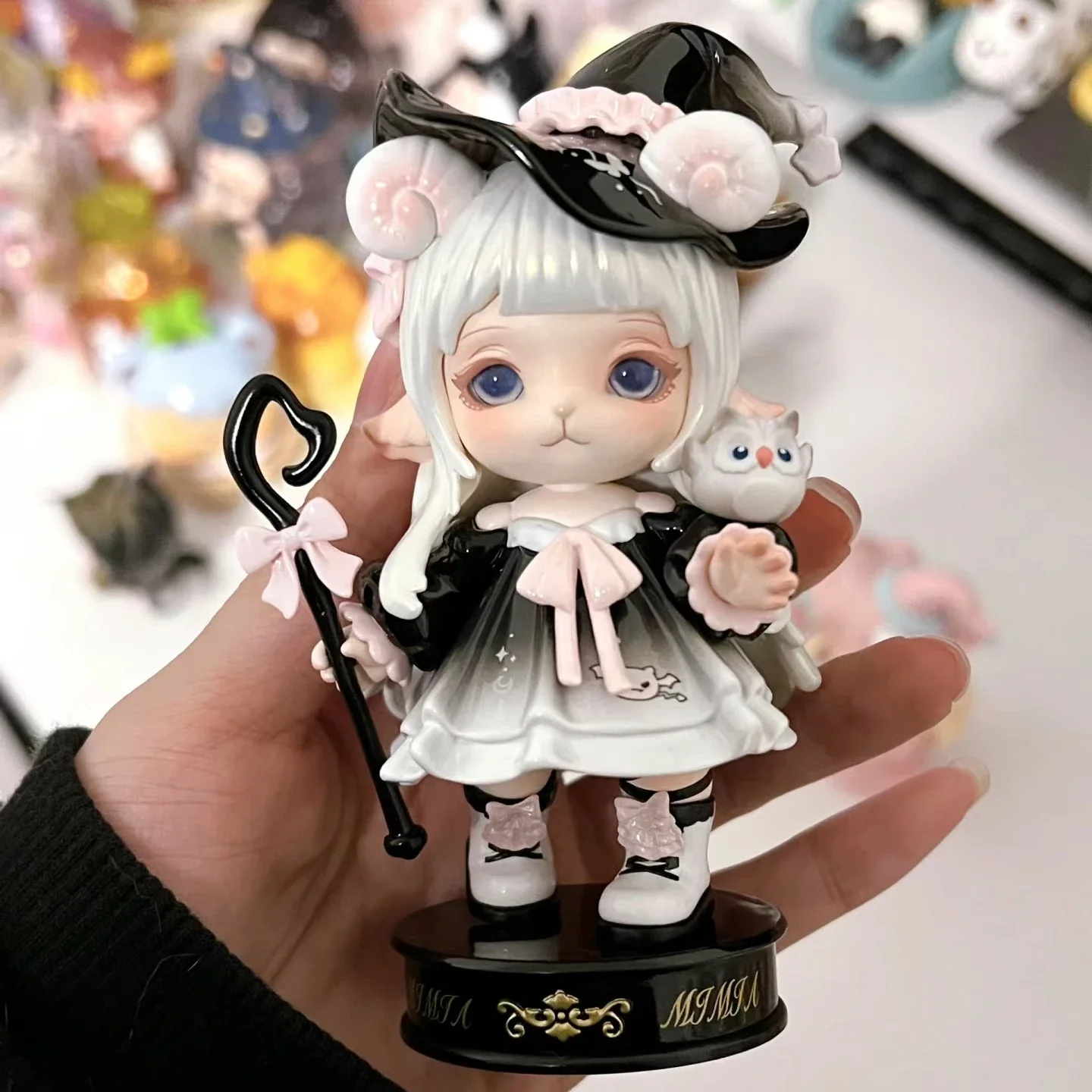 Mimia-かわいい女の子の置物のおもちゃ,非常にかわいい小さなかわいい