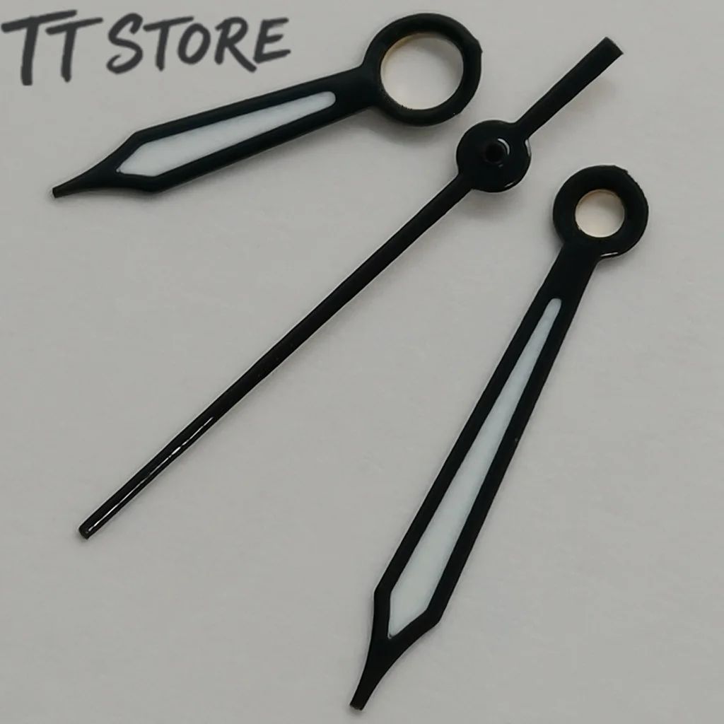 NH35 Hands Watch Accessories For Santos Modification Parts Watches Needles Green Luminous For NH34 NH35 4R35 NH36 4R36 Movement